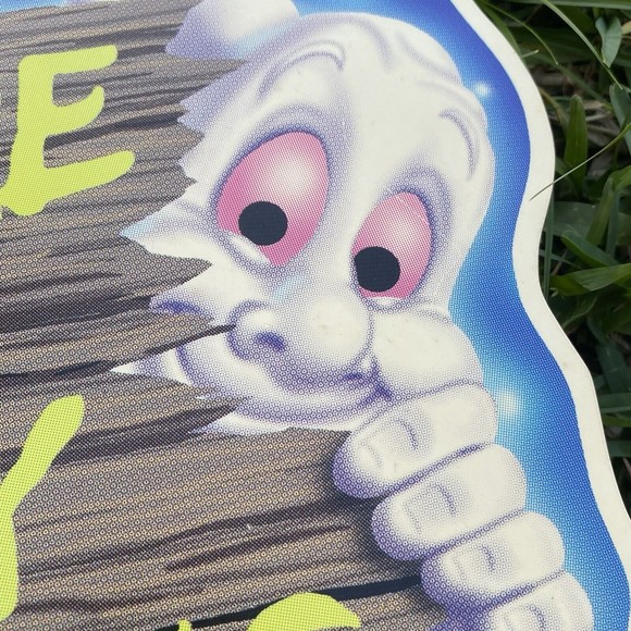 Vintage Yard Art Impact Plastics Spooky Halloween Pumpkin Ghosts Signs Set Decor - Picture 5 of 11